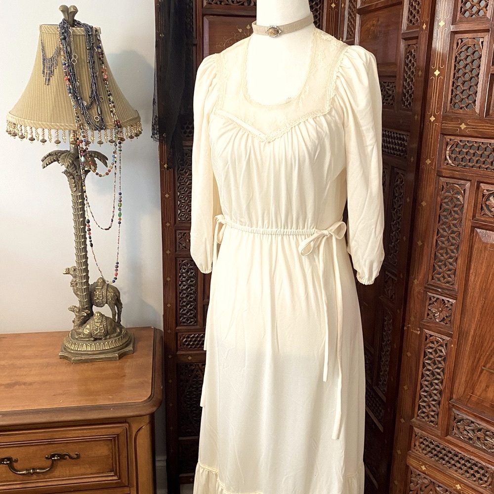 Vintage 1970’s Maxi Dress - Size XS
